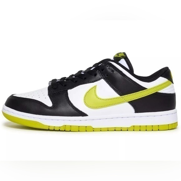 Nike Other - New Dv0833 100 Nike Dunk Low Black Bright Cactus Size 11.5